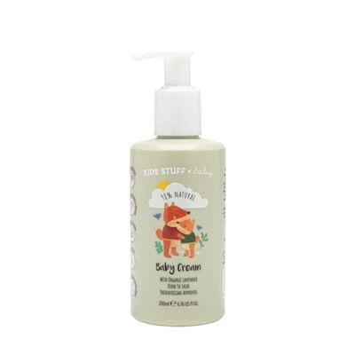 Kids Stuff Baby | Baby Cream 200ml | Natural Ingredients | Organic Lavender Oil | Suitable for Newborn Skin | Dermatologically & Paediatrician Approved | Kind to Sensitive Skin | Vegan | Cruelty-Free