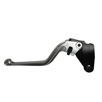 ACCOSSATO Palanca izquierda gris para Kawasaki KLE (KLE500A) (Folding Black Lever) de 1991 a 2004 (CC 500)