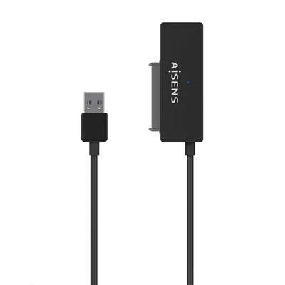 USB 3.0 en 3.1 naar SATA-adapter voor 2,5/3,5 inch schijven met voeding, ideaal voor gegevensoverdracht en het aansluiten van opslagstations.