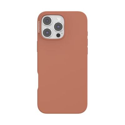 PopSockets Custodia per iPhone 16 Pro Max compatibile con MagSafe, custodia per iPhone 16 Pro Max, compatibile con ricarica wireless, solo custodia, terracotta