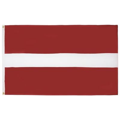 BANDERA de LETONIA 150x90cm - BANDERA LETÓNA 90 x 150 cm - AZ FLAG