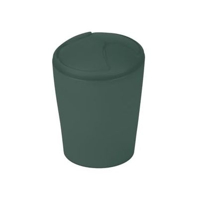 Spirella Poubelle à Bascule PP Move 5L Vert Foncé