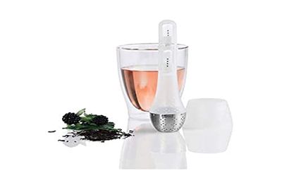 Thee-ei Met Zandloper AdHoc TE72 Blanc translucide Ø 40 mm Hauteur 200 mm