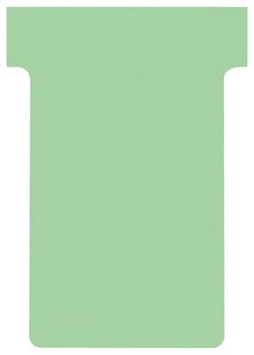 Franken TK101 Lot de 100 fiches T Rouge 17 mm pour porte carte 27 mm Vert clair