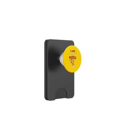 Diseño de camping, me encanta acampar y pizza PopSockets PopWallet para MagSafe