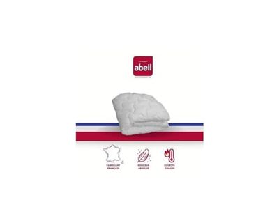 Abeil Edredón "dulzura absoluta" Poliéster Blanco 400g/m², Cama 120 - 200 x 200 cm