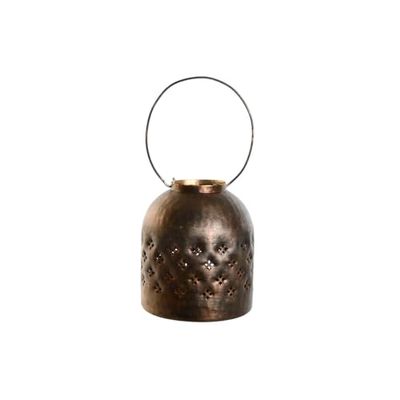 DKD Home Decor Kandelaar, brons, goudkleurig, aluminium, 22 x 22 x 24 cm