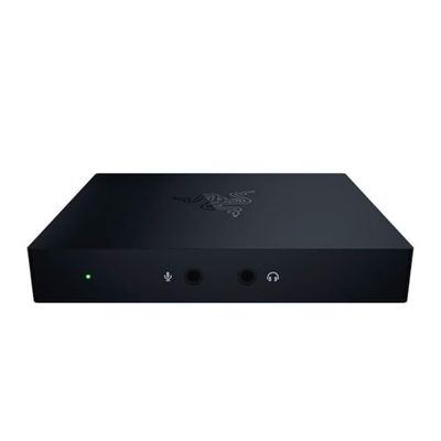 Razer Ripsaw HD - Game Capture Card voor professionele streaming (Full-HD 1080p opnamekaart, 60 FPS, 4K 60 FPS passhrough, Audio Mixer, HDMI 2.0, USB 3.0, microfoon- en hoofdtelefoonaansluiting)