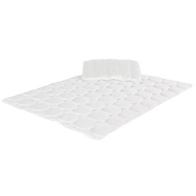 Träumeland Indragbar takset, Tencel, storlek 100 x 135 cm + 40 x 60 cm, Traeumeland T060178, vit
