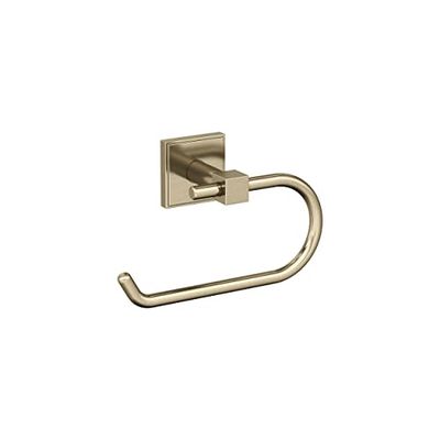 Amerock BH36071BBZ - Porta carta igienica a palo singolo, color champagne, lunghezza 16 cm, nomina | Porta carta igienica da bagno | Accessori da bagno