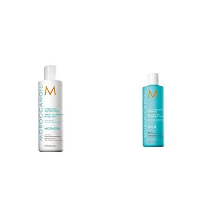 Moroccanoil Hydratant Conditionneur pour Tout Cheveux Types 250ml & Shampooing Reparateur Hydratant, 250 ml