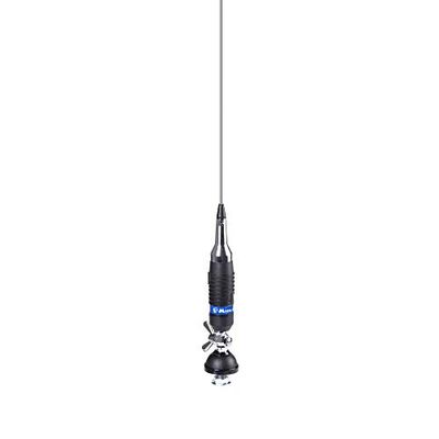 Albrecht Antena CB Midland Alan S9 Plus código T638 com cabo RG58 de 4 m, preto, prata