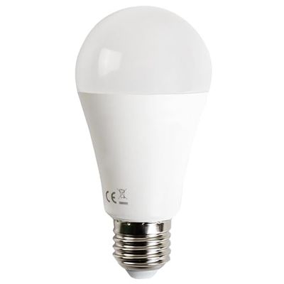 Bombilla LED E27 19W, luz cálida, alta eficiencia energética, larga vida útil, ideal para iluminación general y decoración del hogar.