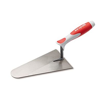 Nespoli N991949218 Truelle à pointe ronde en acier inoxydable avec manche Airtouch 18 cm