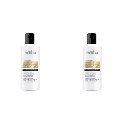 Zeta Farmaceutici Shampoo Trattamento Ristrutturante Riparatore, Bianco, 200 Millilitro (Confezione da 2)