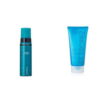 St.Tropez Self Tan Express Bronzing mousse, 1-pack (1 x 200 ml) & St.Tropez Tan Enhancing Body Polish, 200 ml