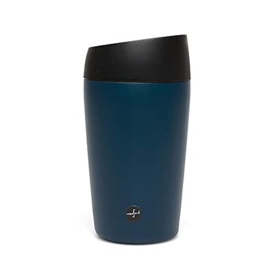 Sagaform Unisex – vuxen 5018206 resemugg med stängningsfunktion liten, blå, 8 x 15 cm
