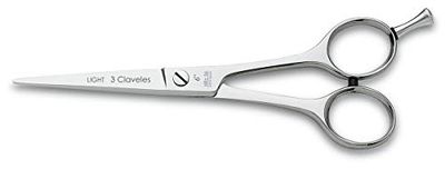3 Claveles - ciseaux de coiffure coupe St Lumière 6 "
