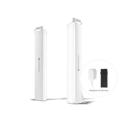 Orangemonkie, kit di barre Halo Standalone (struttura magnetica con alimentatore, barre Lightning a LED extra dimmerabili per qualsiasi box da studio fotografico)