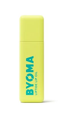 BYOMA Liptide Lip Oil (5ml) Glossy, Non-Sticky Gloss - Reduces the Appearance of Fine Lines - With Peptides and Avocado Oil - Softens, Plumps, Hydrates, Vegan