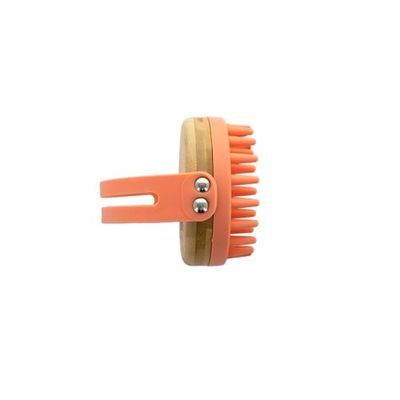 USHUAÏA - Brosse Massante Cuir Chevelu - Picots en Silicone - Tous Types de Cheveux - Coloris Aléatoire