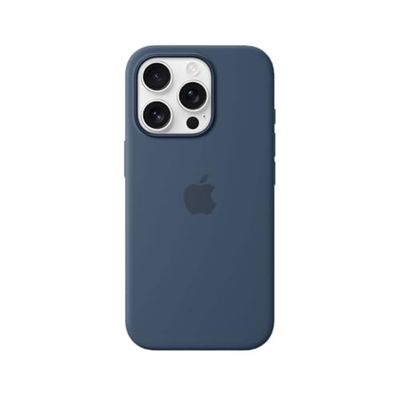 Apple Silikonskal med MagSafe till iPhone 16 Pro – denim ​​​​​​​