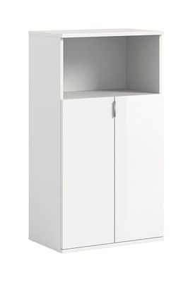 xonox.home X07A9605 Project X Systeemmeubelen Garderobe Schoencommode Commodein wit hoogglans, ca. 60x110x37 cm
