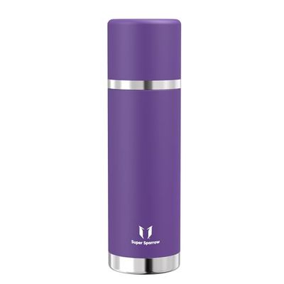 Super Sparrow Borraccia Termica - 1000ml - Bottiglia Termica in Acciaio Inox - Borracce Senza BPA - Mantiene Calde 12 Ore o Fredde per 24 Ore - A Prova di Perdite Tappo Funge Anche da Tazza