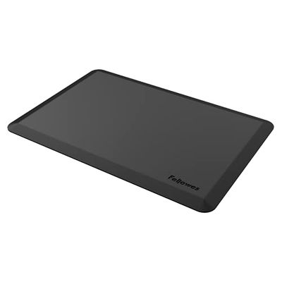 Fellowes Tapis Anti Fatigue pour Travail en postion Debout, pour Posture Ergonomique et Dynamique, 91x61 cm, Noir, 8707001