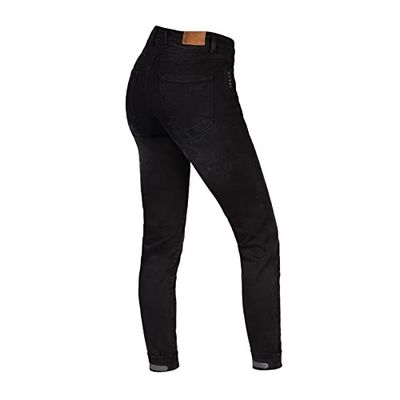 Broger California Lady Washed Black Motorcycle Jeans D36/30