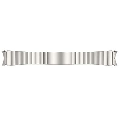 Hochuen Link Bracelet Titanium Edition voor de Galaxy Watch5 Pro | Ontworpen voor Samsung, Silver