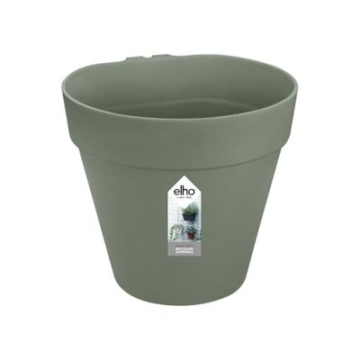 Elho Loft Urban Green Wall Pot Single 15 - Bloempot voor Buiten - Ø 15.0 x H 13.5 cm - Pistachegroen