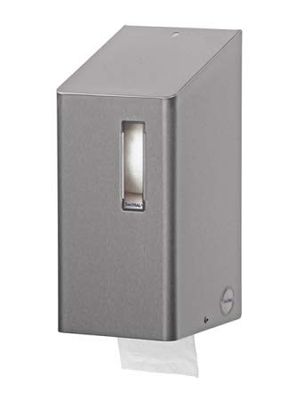 All Care 2201443 AFP-C SanTRAL AFP-C - Dispensador de 2 rollos para ruedas estándar (acero inoxidable)