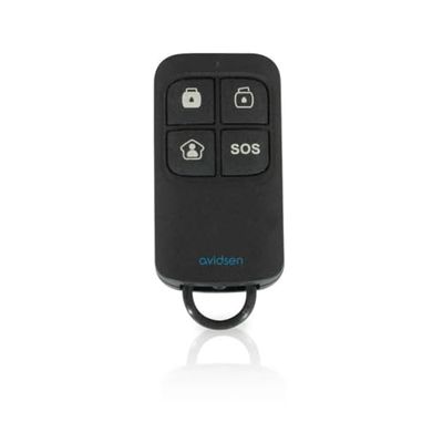 Avidsen 100724 IR sans fil Boutons Noir – Commande à distance IR sans fil, boutons, noir, Smart Home Device, Avidsen, CR2025)
