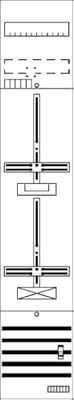 STRIEBEL & JOHN Panneau de compteur 9RE 1Z1S avec croix de compteur DF19G1B
