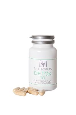 Nutrikos Detox 10 - Suplemento Detox Vegetal - Contribuye a purificar y detoxificar el organismo - 30 Cápsulas
