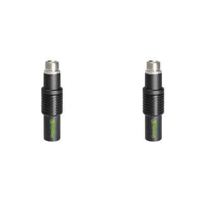 Gravity MS QC 1 B - Quick Coupler for Microphone Clips and Boom Arms (Pack of 2)