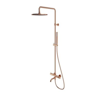 Omnires Y1234CPB, Sistema vasca termostatico da appoggio Y, Brushed copper