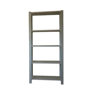 Simon Rack Librería Estanteria Oficina, 2100x900x300 mm, 5 Alturas, Estilo Industrial, Metálicas, Gris - Officlick