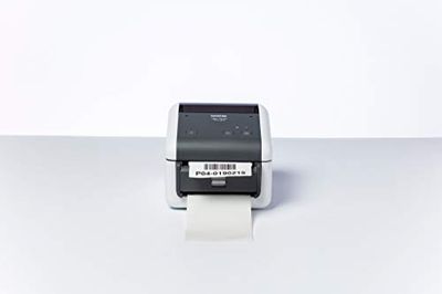 Brother TD4520DN Stampante desktop professionale per etichette da 4" con interfaccia LAN cablata e tecnologia di stampa termica diretta