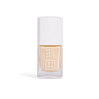 3INA MAKEUP - The Nail Polish 153 - Light yellow Nail Polish with Longwearing Formula - Gel Nail Polish Effect of Intense Color - Glossy & Smooth Finish Fast Drying Nail Polish - Vegan - Cruelty Free