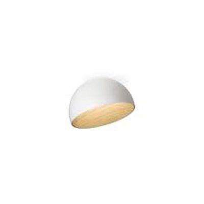 PLAFONIERA DA SOFFITTO TONDO PICCOLO INCLINATO 1 LED PLATE 12W 2700K CON DIFFUSORE IN POLICARBONATO SERIE DUO COLORE BIANCO 23X35X35 CM (REFERENTO: 487693/1B)