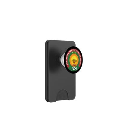 Confederación del Sahel AES Africa Sunset Baobab Logo PopSockets PopWallet para MagSafe