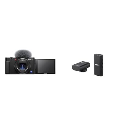 Sony Vlog Camera ZV-1 Fotocamera Digitale con Schermo LCD Direzionabile Ottima per Vlog e Video 4K + Microfono Wireless