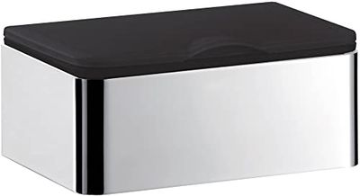 Emco 353900100 System 2 - Recipiente para toallitas húmedas, Color Cromo