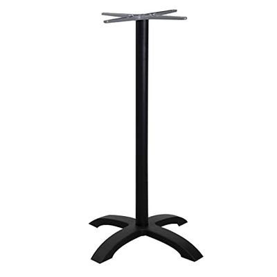 Vacchetti 6456710000 Base Table Bar Aluminium, Noir, Grand