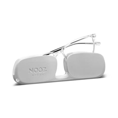Nooz Gafas de Lectura - Color Crystal Corrección +3.00 - Forma Rectangular - Para Hombres y Mujeres - Modelo Bao Colección Essential