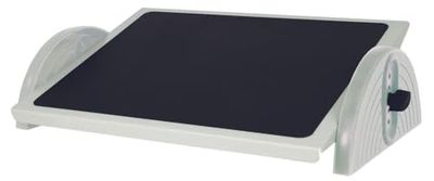 Wedo 2755037 Repose-pieds RELAX-STEEL réglable DIN 4556 Gris lumière