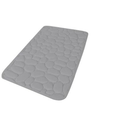 Urban living TAPPETINO DA BAGNO MEMORY "NOMAD GREY" 50X80CM