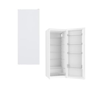 PKM Frigorifero KS 242-EM | bianco | 242 litri | frigorifero intero | illuminazione a LED | arresto della porta sostituibile | 4 ripiani | 4 scomparti in vetro | con cassetto per verdure